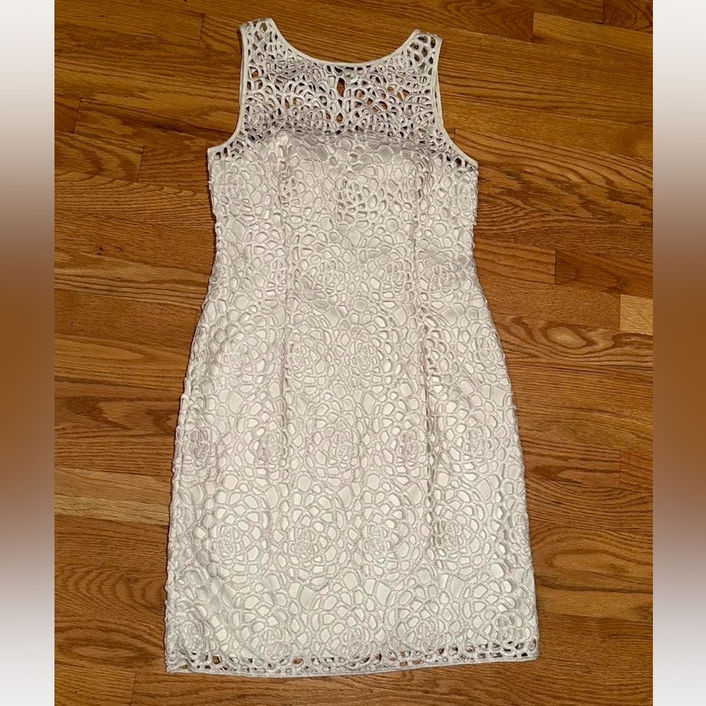 White lace dress